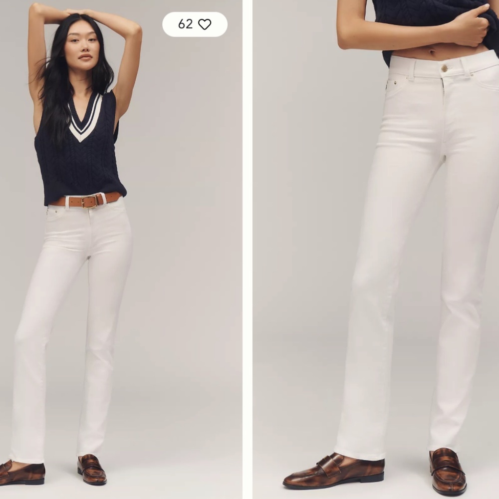 DL1961 Halle High-Rise Straight-Leg Jeans Sz 30 NWT